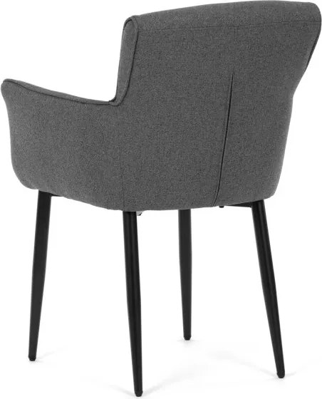 Jedálenská stolička sivá DCH-J2159 GREY2