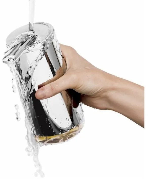 Bezdotykový dávkovač mydlovej peny, 295 ml, strieborná
