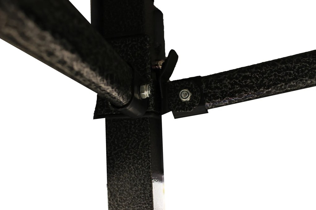 GARDEN LINE Nožnicový stan 3×3 m NAM5742 – záhradný a komerčný pavilón, čierny