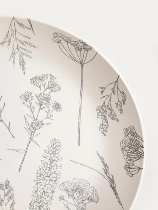 Sada tanierov BARI biela / sivá 752452