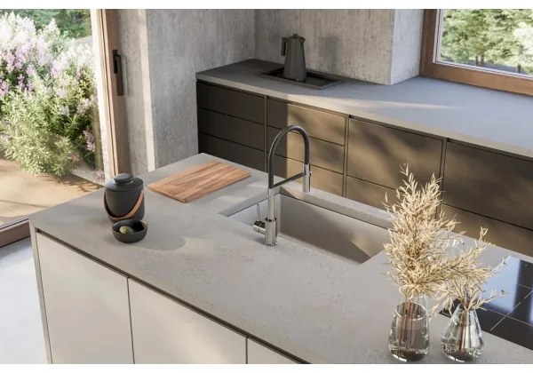 ALVEUS 1150058 - Kuchynský drez OMNI 75x45 cm granit/biela