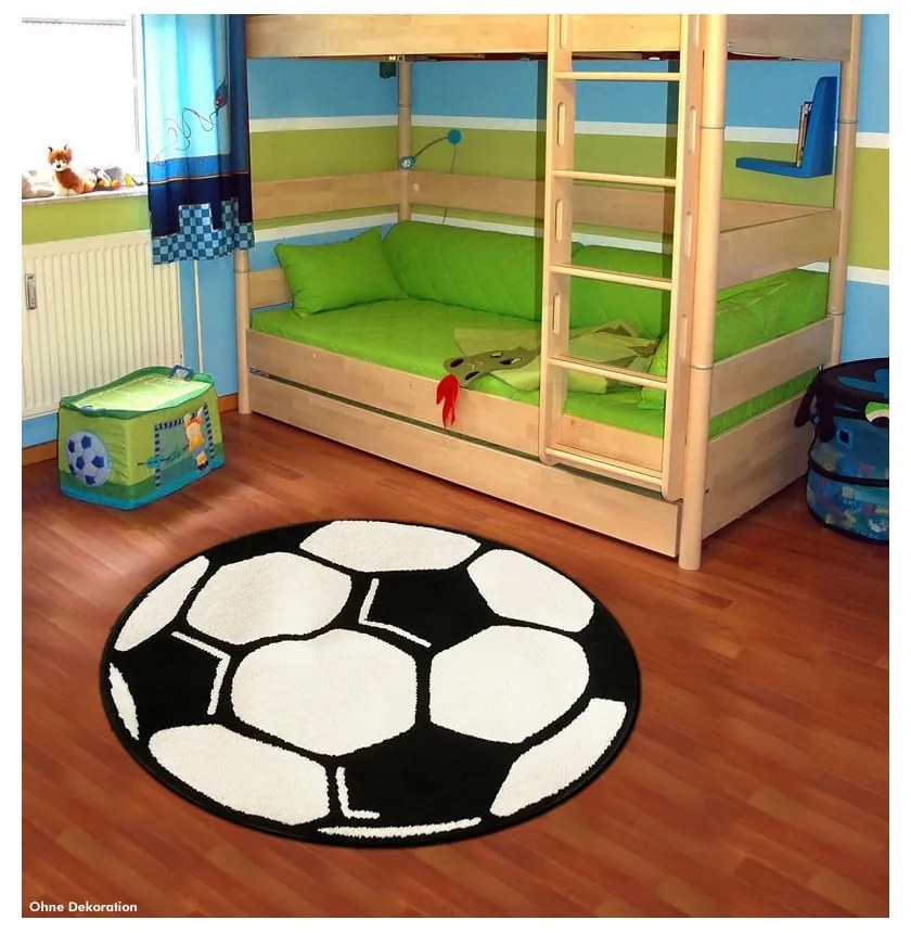 Detský koberček Hanse Home Football, ⌀ 150 cm