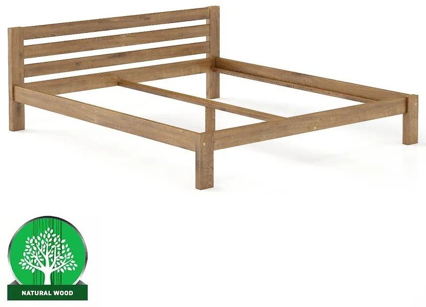 Posteľ borovica LK105–200x200 dub