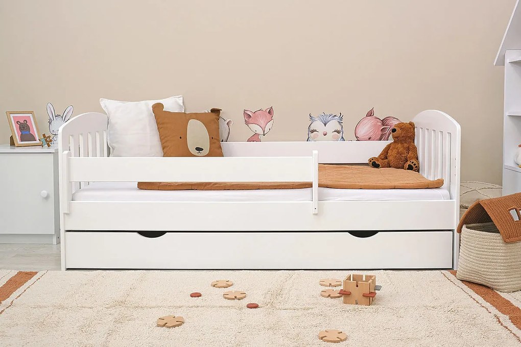 Ourbaby® 6066-0 Classic posteľ + úložný priestor 160x80 cm biela