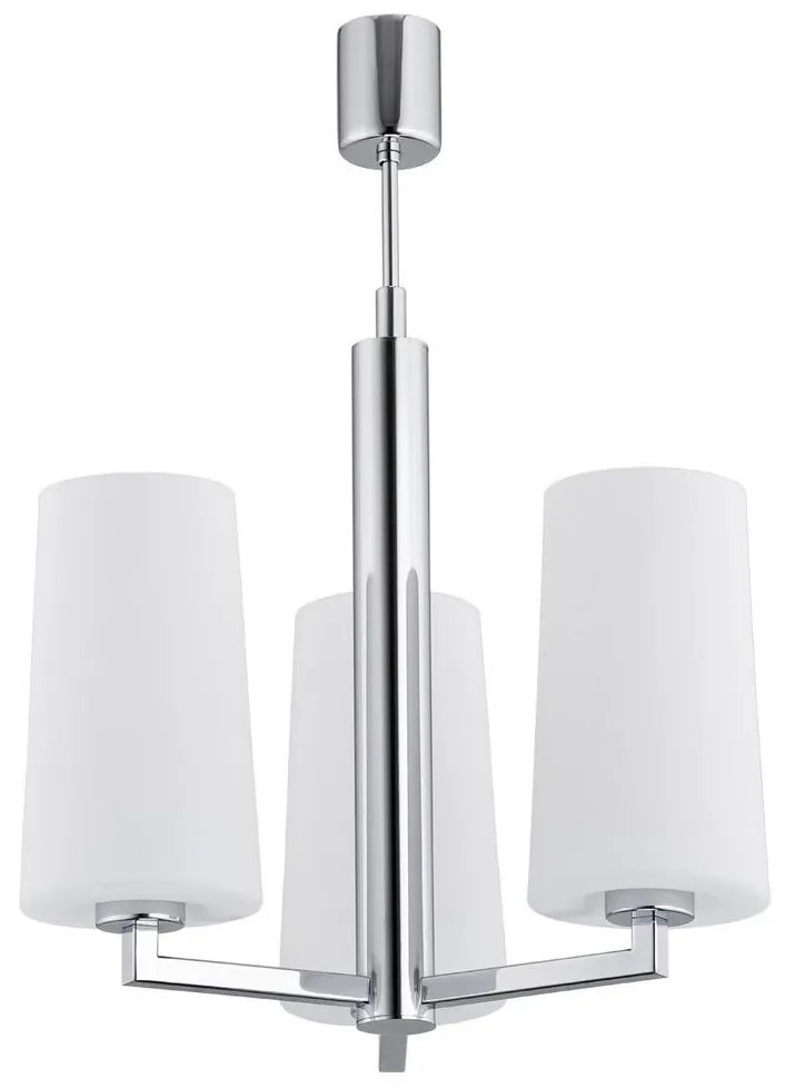 Argon 1224 - Luster na tyči CAMELOT 3xE27/15W/230V lesklý chróm