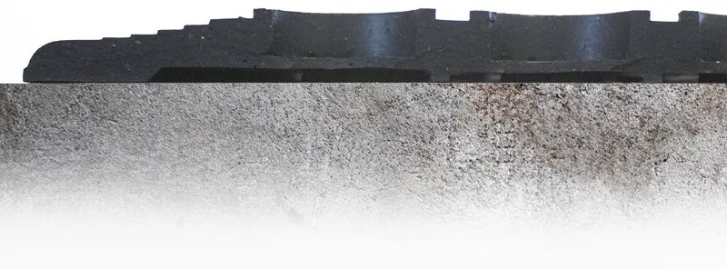 COBA Odolná priemyselná gumová rohož, 0,9 x 1,5 m, 2 spoje dlhšej strany, čierna