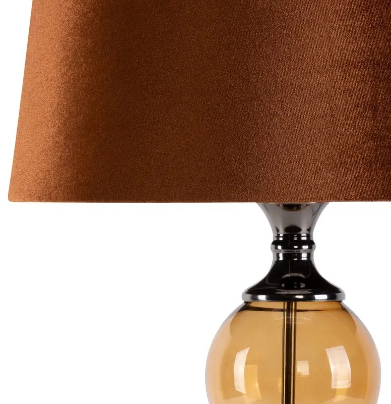 LAMPA HAIDI 32X38X78 CM HNEDÁ