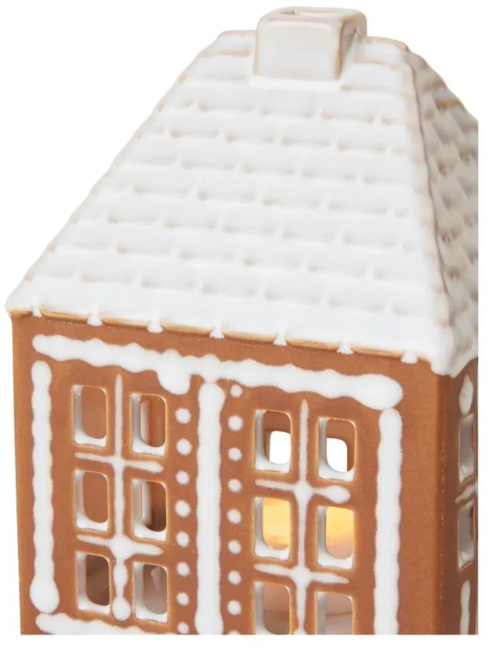 Keramický svietnik na čajovú sviečku Gingerbread Lighthouse – Kähler Design