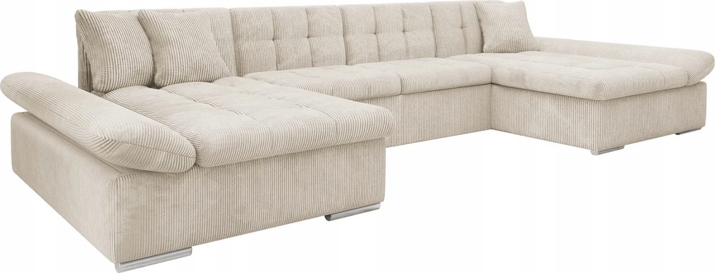 Rohová sedacia súprava U Agnara (vanilková)