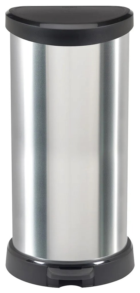 Curver Odpadkový kôš DECO BIN 40l strieborný