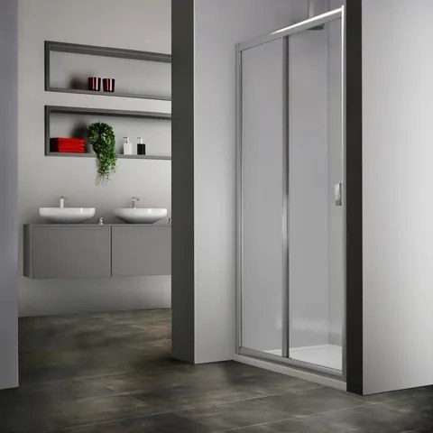 Roltechnik Outlet XXL posuvné sprchové dvere MD2 pre inštaláciu do niky - bez vaničky ROTH-Variant: šírka: 150 cm - (MD2/1500 - 547-1500000-00-02), R…