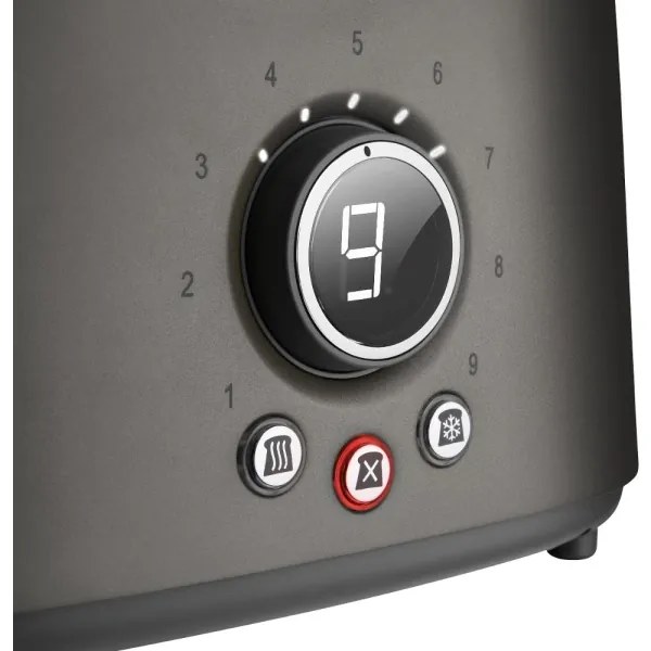 Sencor - Hriankovač s dvoma otvormi 1000W/230V antracit