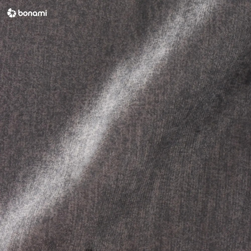 Sivá rozkladacia rohová pohovka so zamatovým poťahom Windsor &amp; Co Sofas Nuage, pravý roh