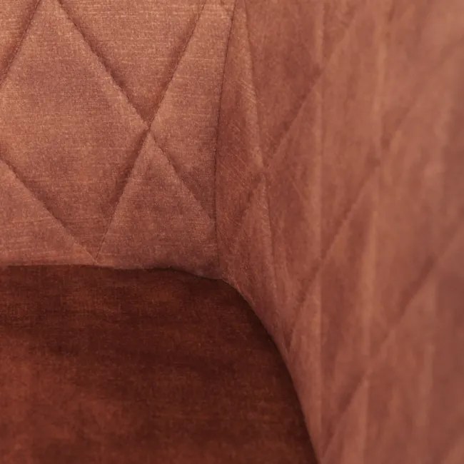 Jedálenská stolička SATORI zamatová tehlová 897639