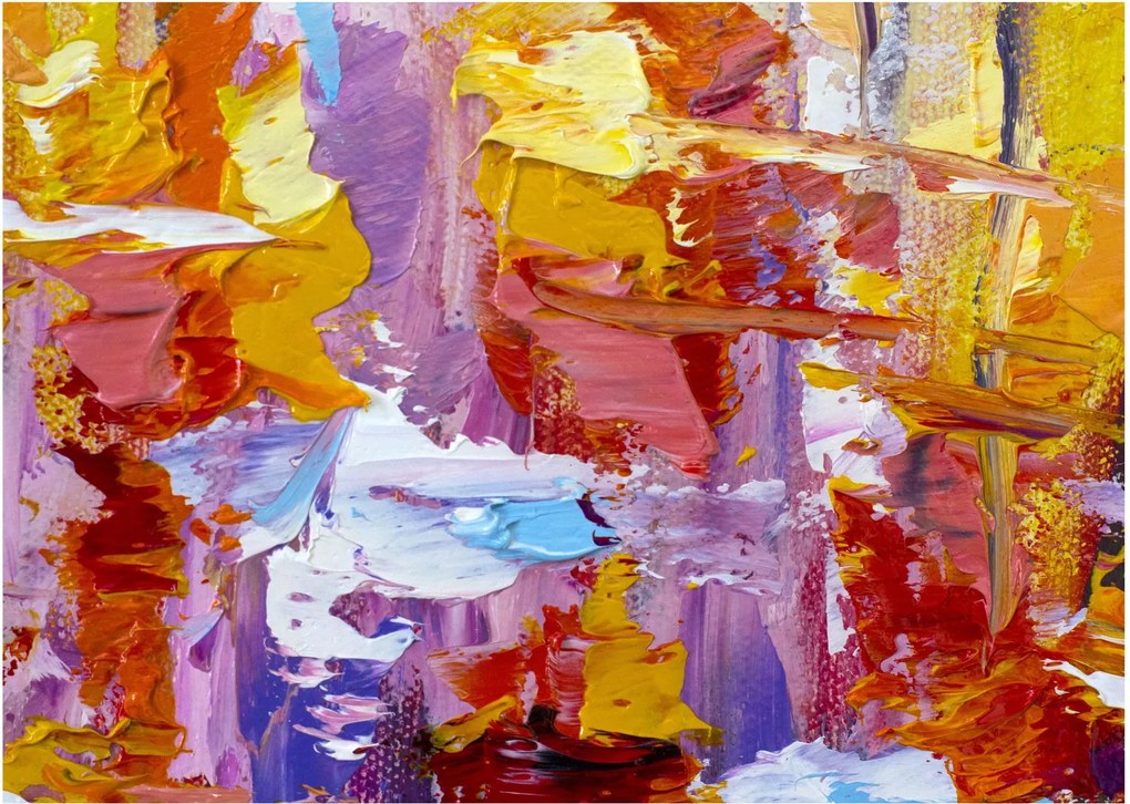 Sklenený obraz - Olejomaľba (70x50 cm)