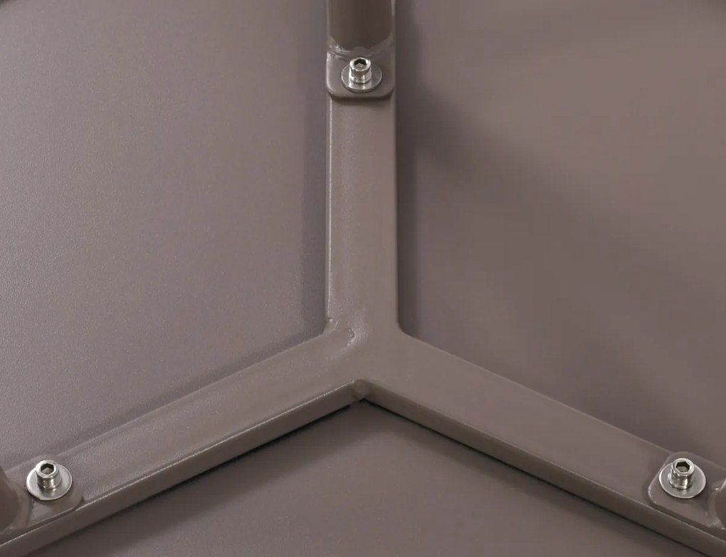 Konferenčný stolík Minot - v45 x Ø60 cm - Taupe