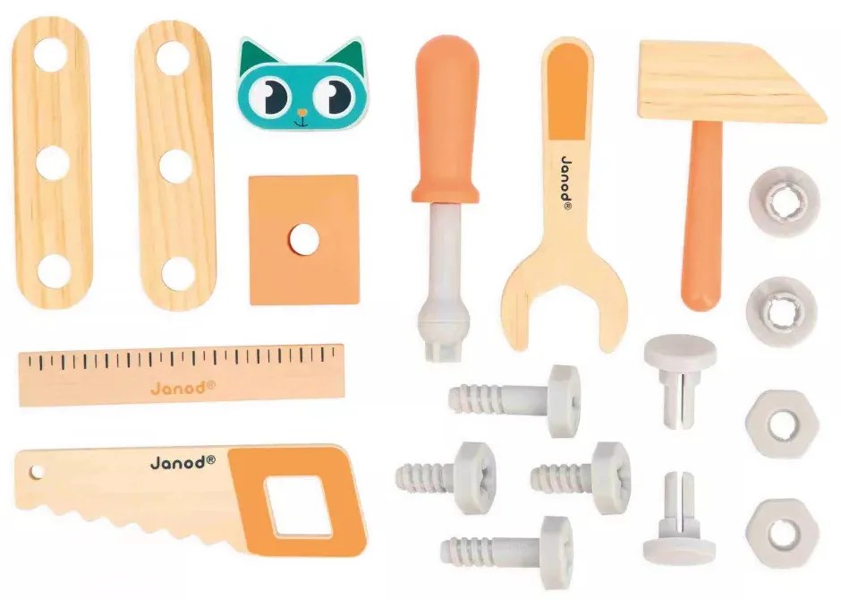 BricoKids - Veselý ťahač s náradím