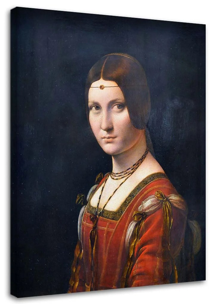Gario Obraz na plátne La belle feronierre - Leonardo da Vinci, reprodukcia Rozmery: 70 x 100 cm
