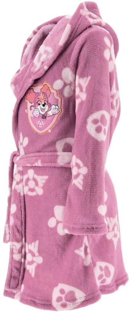 Dievčenský fleece župan s kapucňou Labková patrola - Skye, EU 98