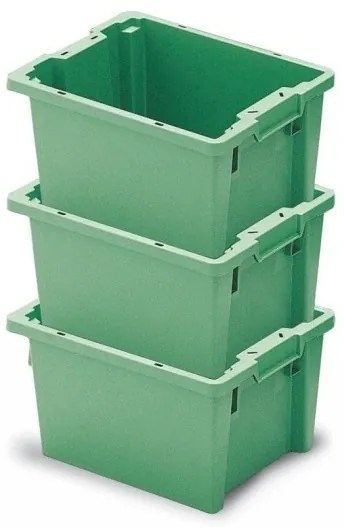 Stohovateľná zasúvacia prepravka TELLUS 600 x 400 x 350 mm