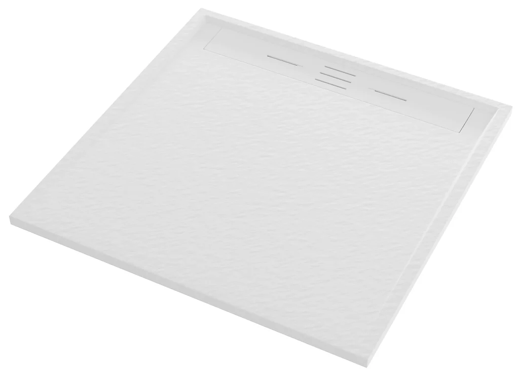 Erga Almac, SMC sprchová vanička 100 x 100 x 3 cm, biela, ERG-GMA-AL-100100