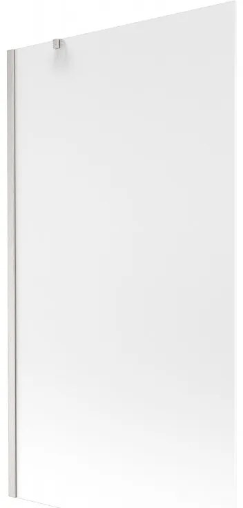 Mexen Next, 1-krídlová vaňová zástena 100 x 150 cm, 6mm sklo námraza, oceľová, 895-090-000-00-30-97