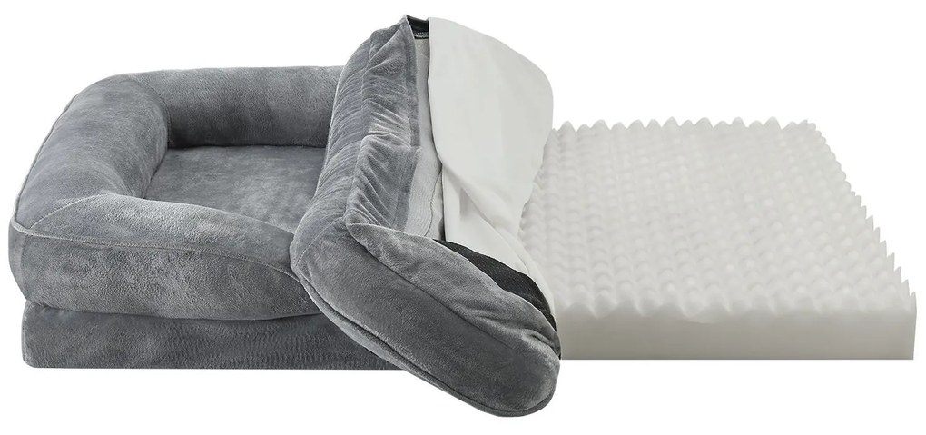 InternetovaZahrada Pelech pre psa Sheena XL 105 x 82 cm - šedá