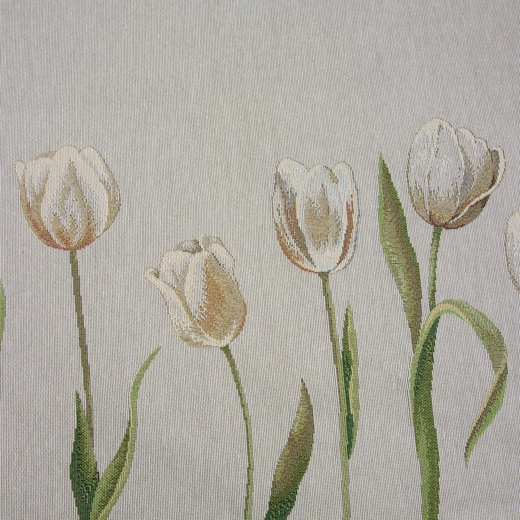 GOBELÍNOVÝ OBRUS NATUR 140X180 CM KVETY