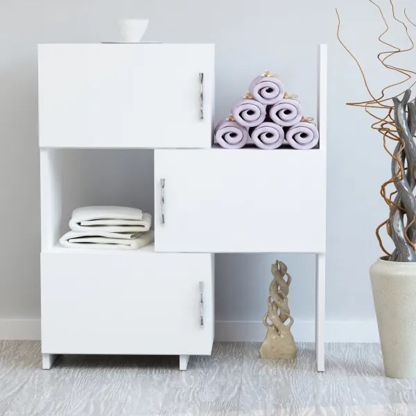 Skrinka ANNA 89,8x65 cm biela