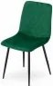 Set 2 kresiel TURIN - tmavozelený zamat