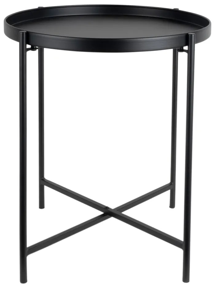 Kovový okrúhly odkladací stolík ø 40 cm Meseta – Leitmotiv