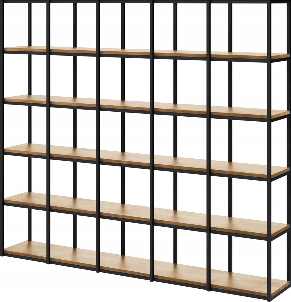 Regál Wood Box 177x200 Loft na knihy