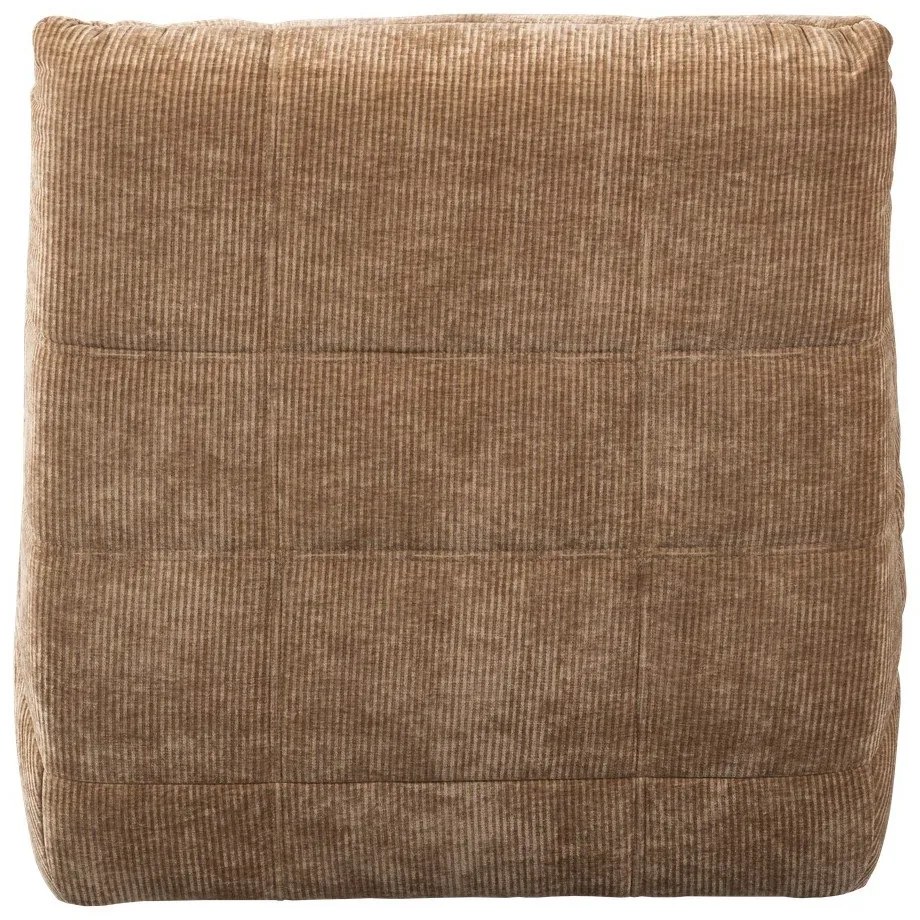 Svetlohnedé polohovacie menčestrové relaxačné kreslo Hein – WOOOD