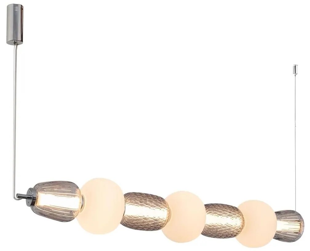 LED Luster na lanku CARO LED/42W/230V chróm