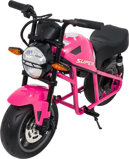 Elektrická motorka SUPERMOTO ružová