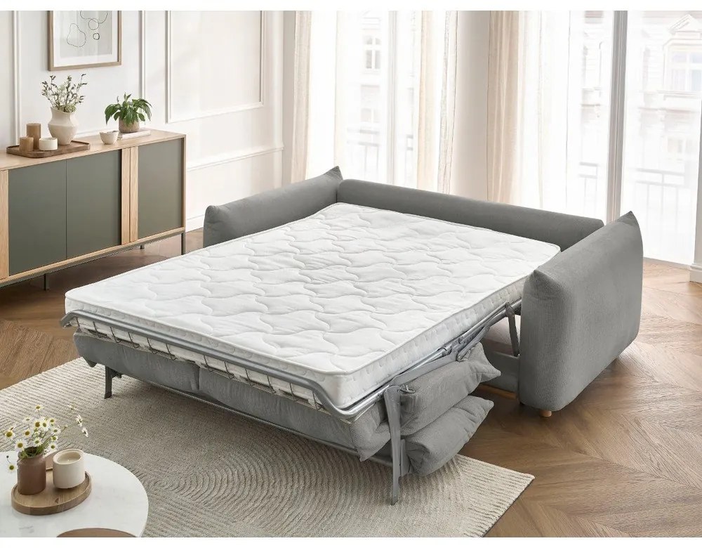 Sivá rozkladacia pohovka 234 cm Ernest – Bobochic Paris