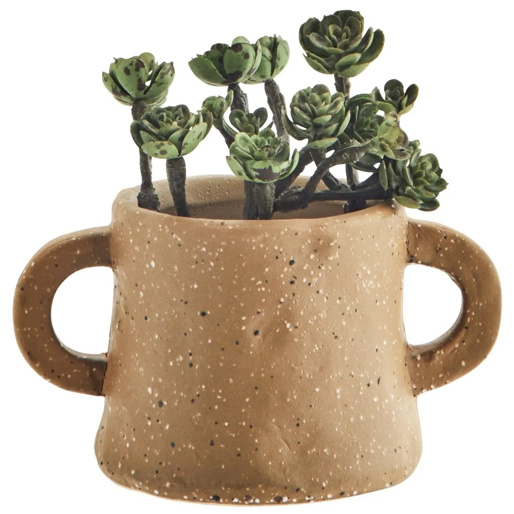 MADAM STOLTZ Kameninový obal na kvetináč Sandstone 7 cm