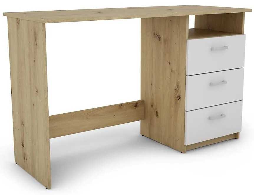 Písací Stôl Ernesto artisan/biela