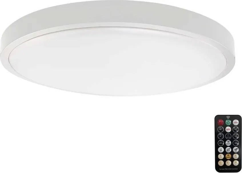 LED Kúpeľňové stropné svietidlo so senzorom LED/24W/230V IP44 6500K pr. 35 cm+DO
