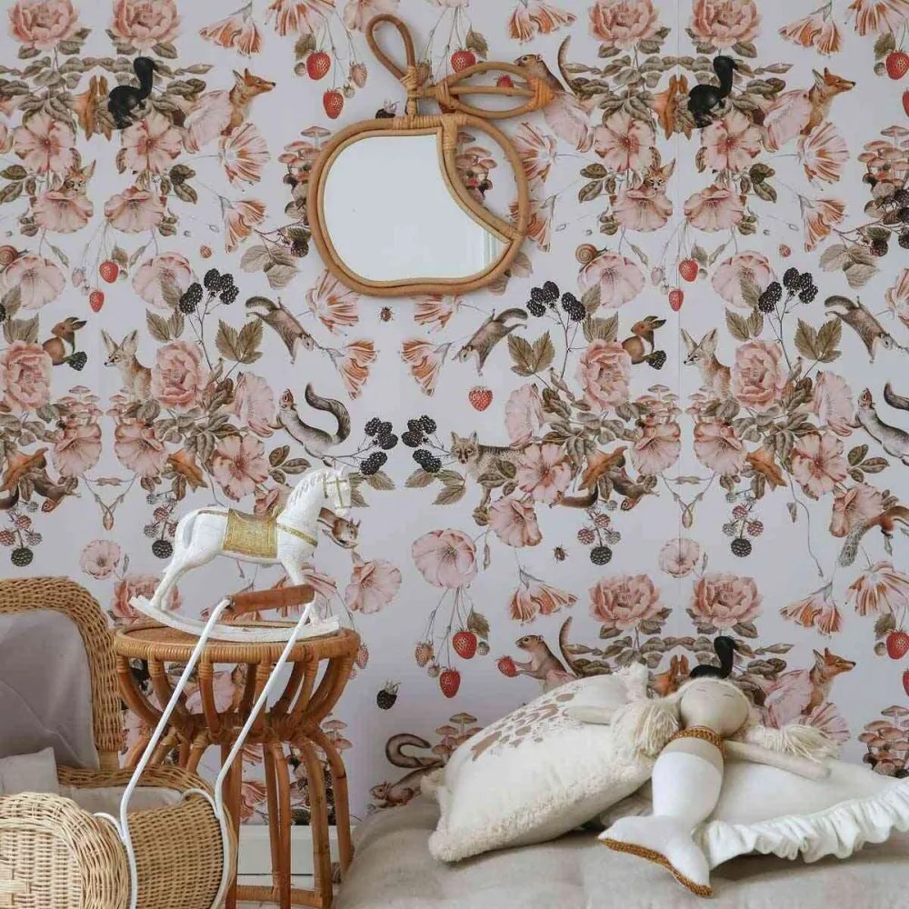 Tapeta zábavný zvierací život 280×100 cm