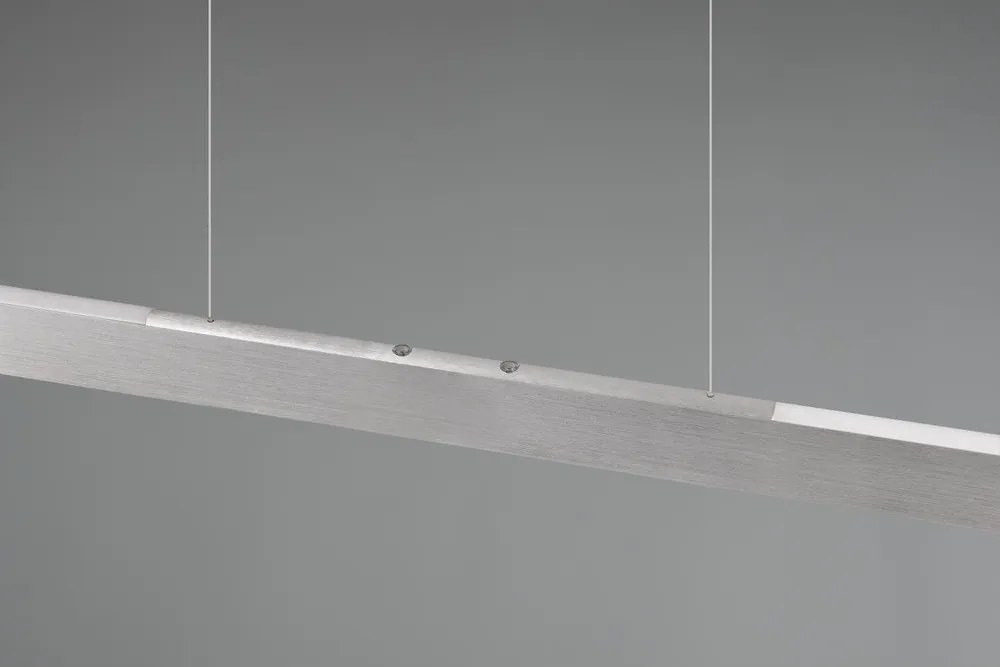 Svetlosivé LED závesné svietidlo Helios – Trio