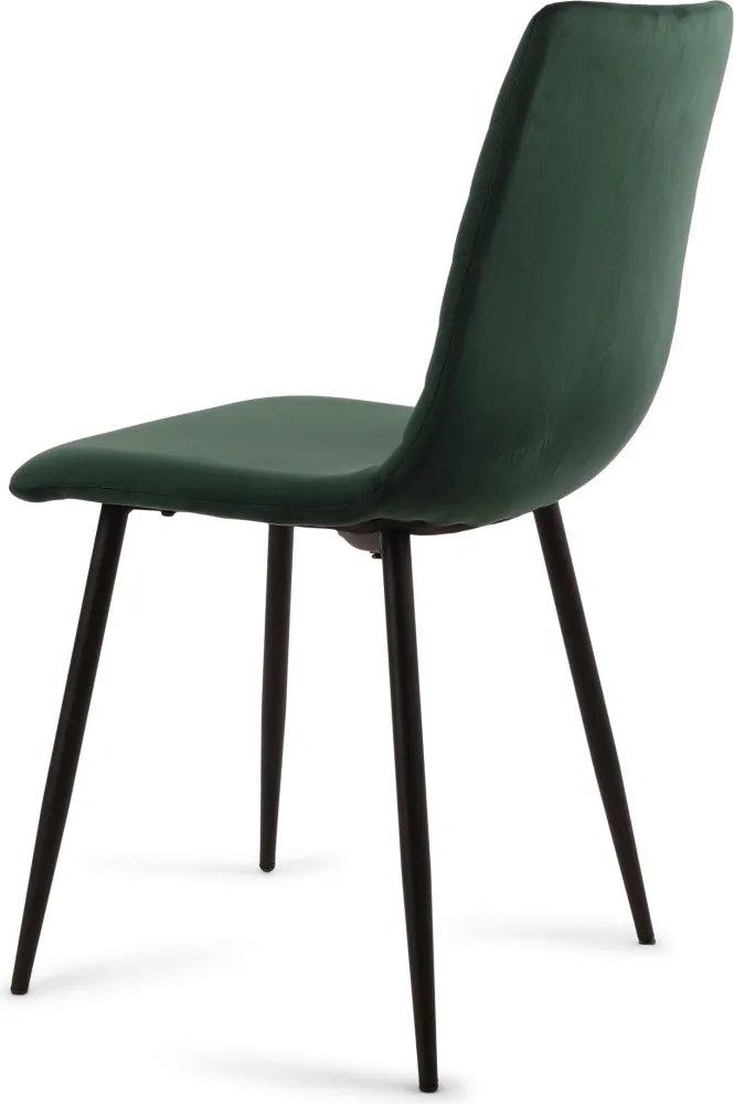 Jedálenská stolička Harry, tmavo zelená látka