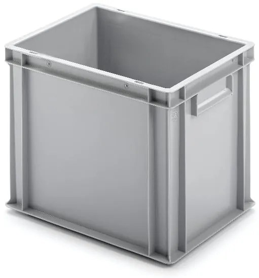 Sada 4 kusov - UNISTA Euro prepravka s uzavretými rukoväťami 43-320 - sivá