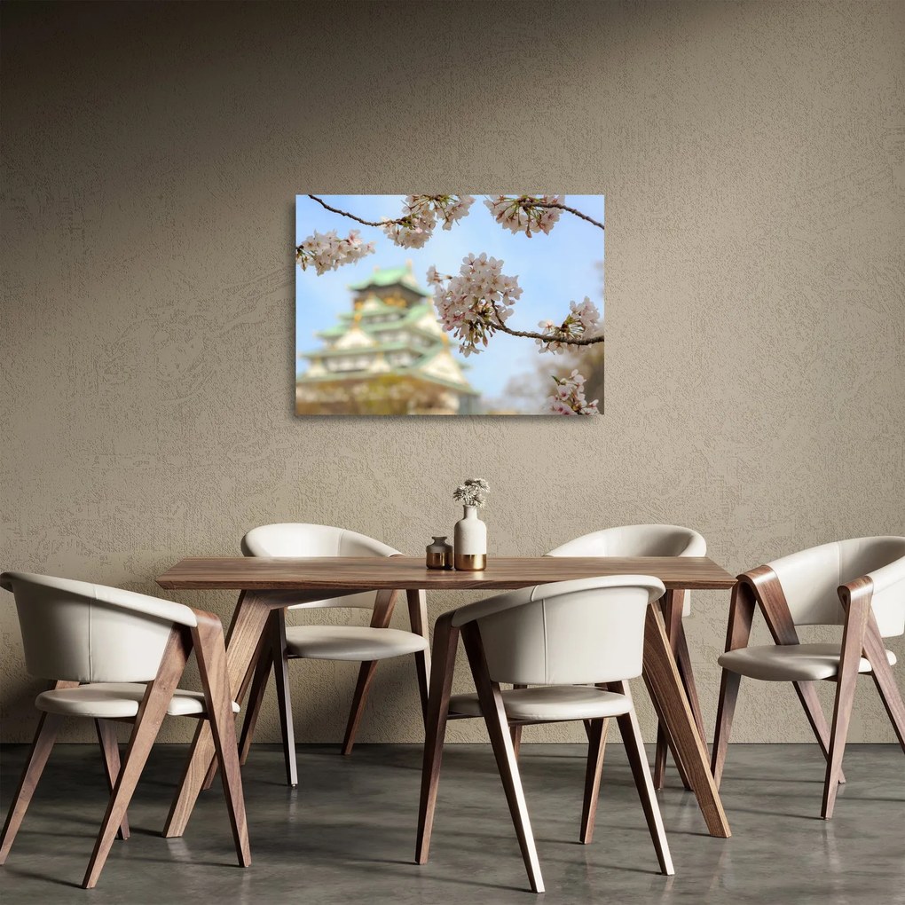 Sklenený obraz - Sakura (70x50 cm)