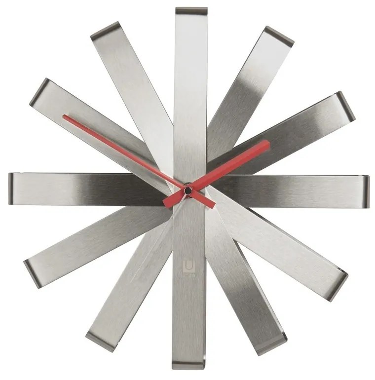 Umbra Nástenné hodiny RIBBON 30 cm oceľové