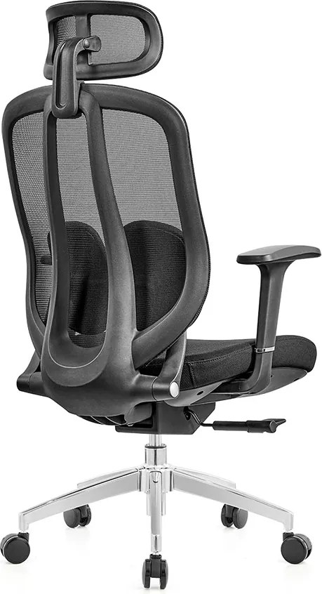 Ergonomická sieťovaná kancelárska stolička MOSH Airflow 616 – čierna