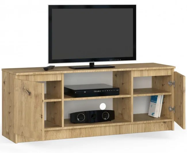 Stolík pod TV RTV 140 2D 1P dub artisan