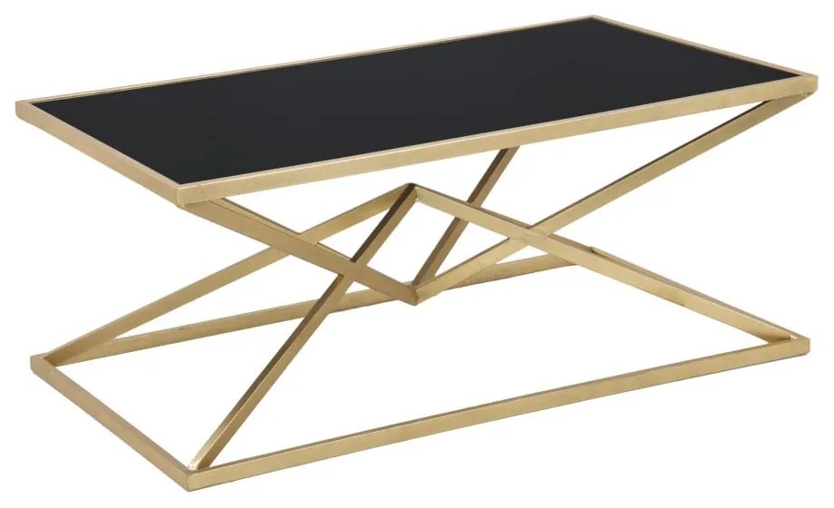 Konferenčný stôl s čiernou sklenenou doskou Mauro Ferretti Piramid, 110 × 60 cm