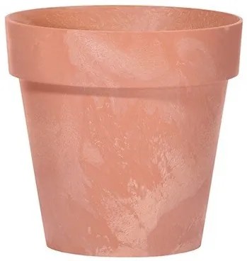 Prosperplast Kvetináč Cube beton effect terakota, varianta 30 cm