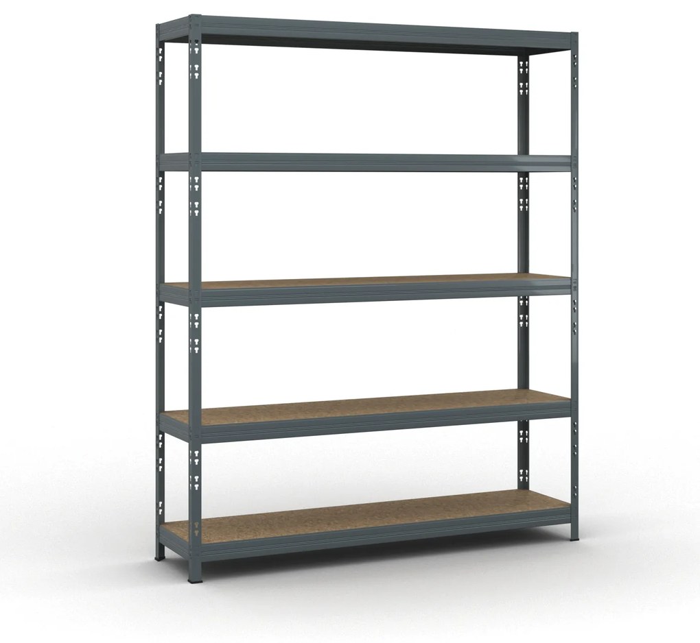 Policový regál 1966x1600x400 mm, nosnosť 350kg